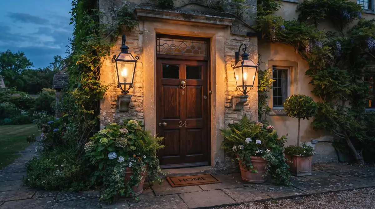 Lanterns by the Door