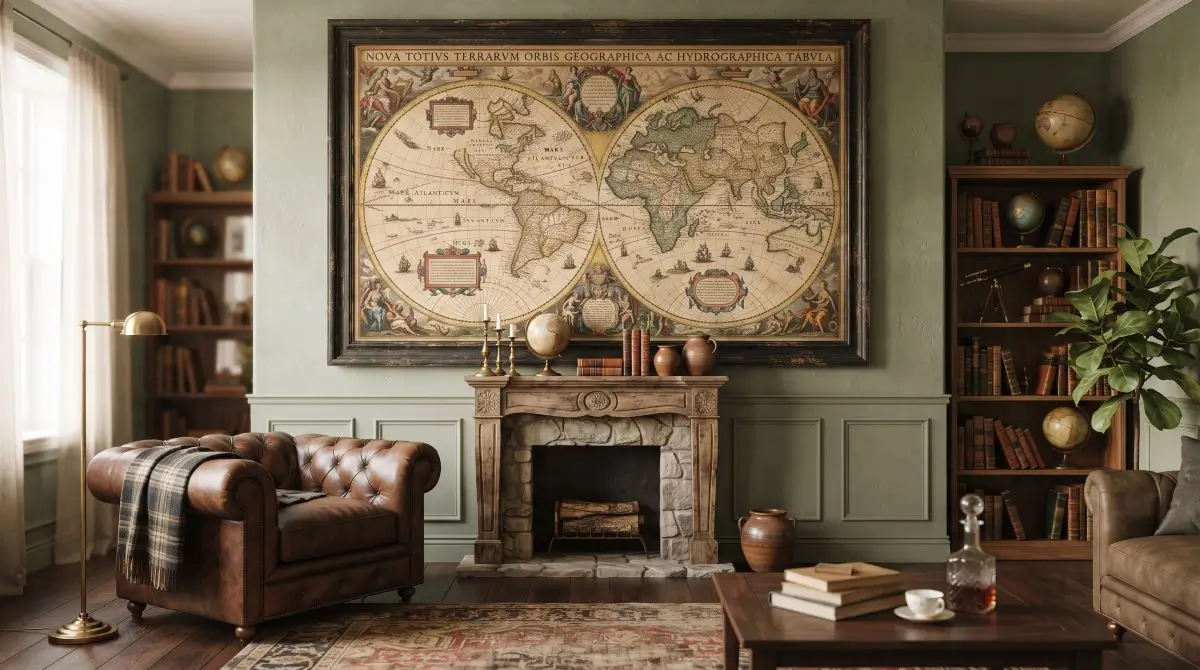Large Map or Educational Art