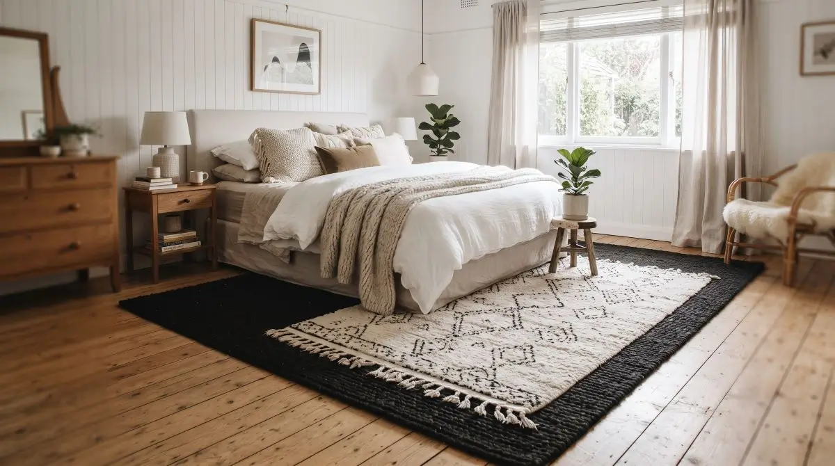 Layered Rugs for Texture