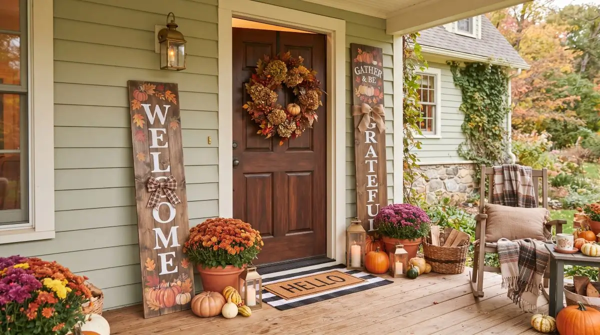 Leaner Signs for Seasonal Greetings