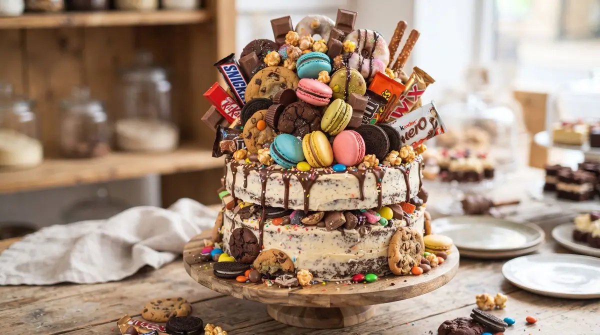 Loaded Cookie & Candy Cake