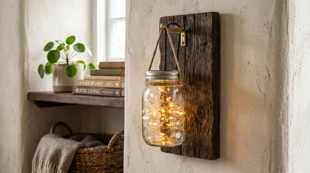Mason Jar Candle Holder