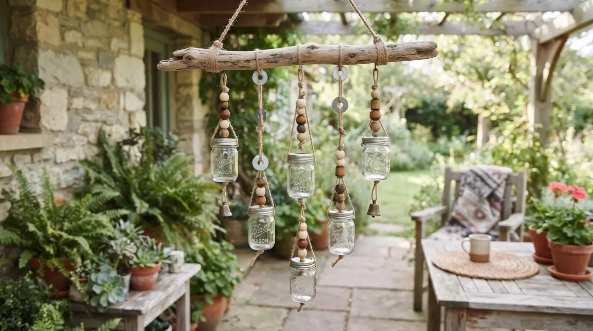 Mason Jar Wind Chime