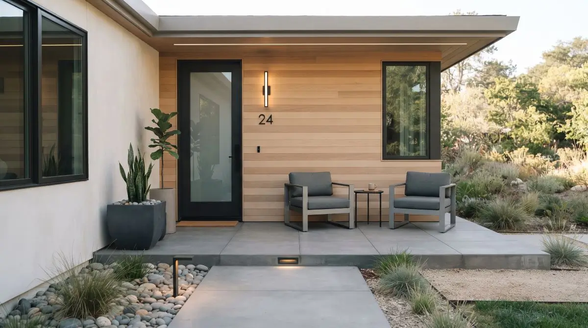 Minimalist and Contemporary Porch