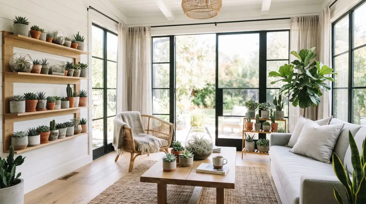 Mix in Low-Maintenance Greenery