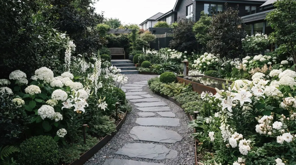 Monochrome Modern Garden