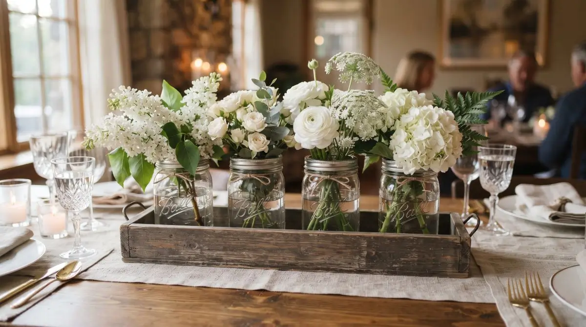 Multi-Jar Centerpiece Row