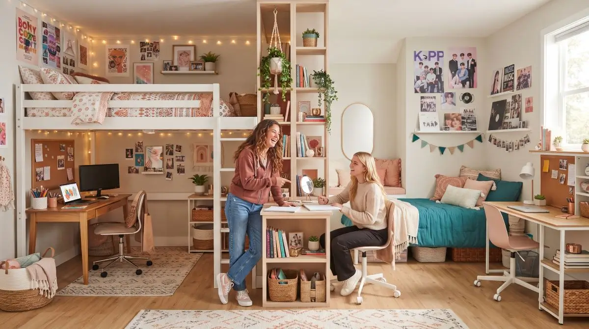 Multi-Zone Layout for Shared Rooms