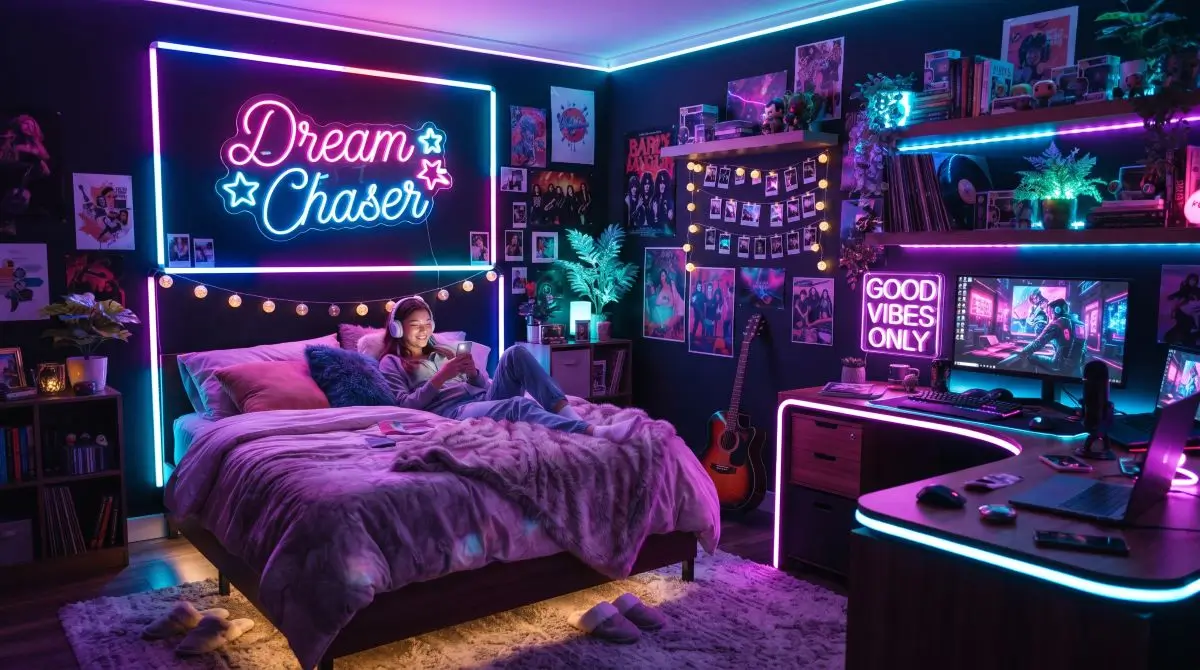Neon & LED Light Feature