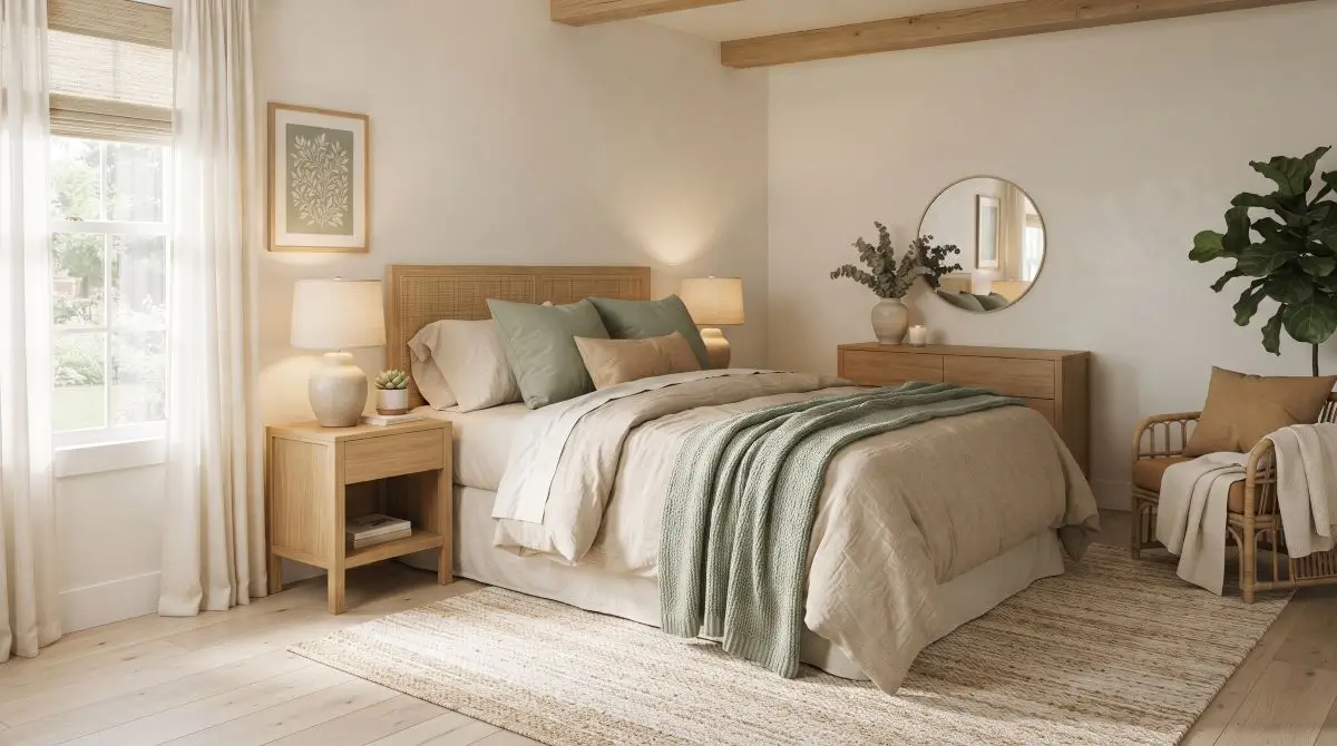 Neutral with Soft Desaturated Accent Color