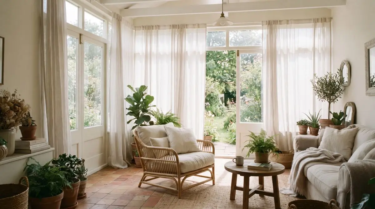 Opt for Sheer Curtains for Softness