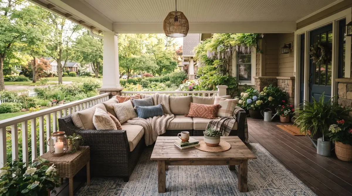 Outdoor Living Room Setup
