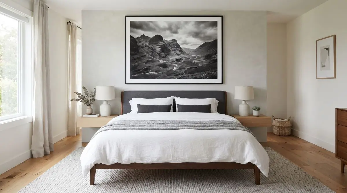 Oversized Black-and-White Photo