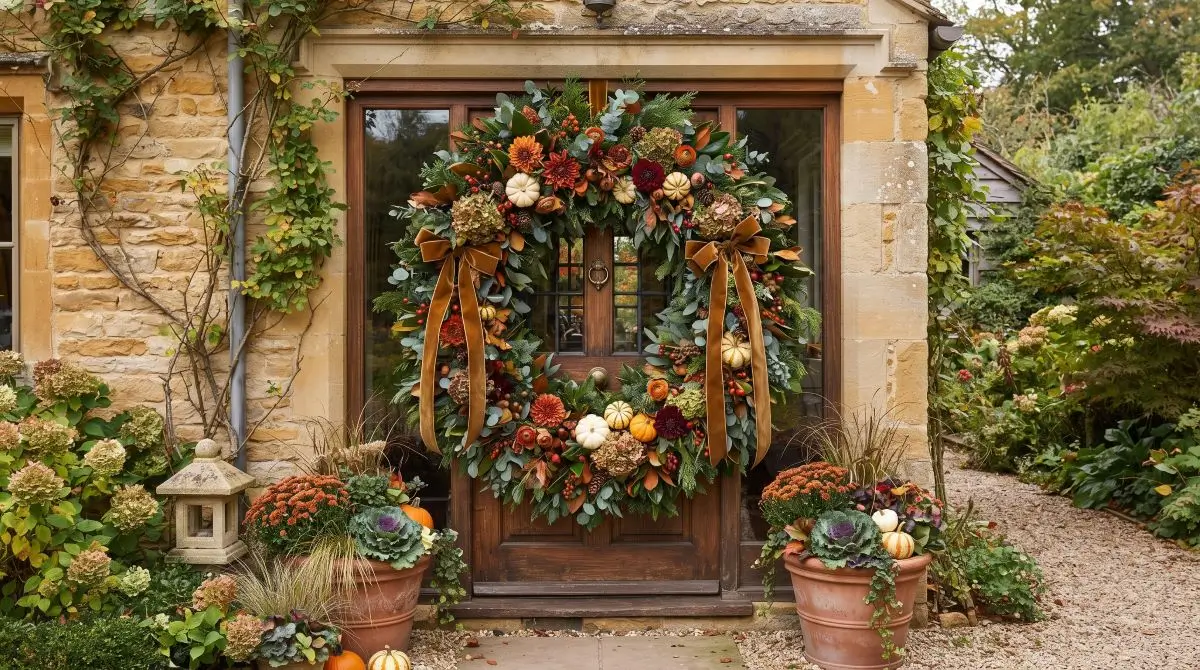 Oversized Front Door Wreath