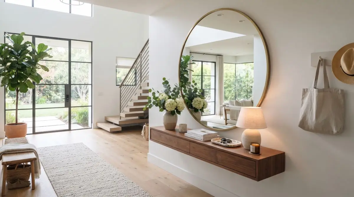 Oversized Round Mirror