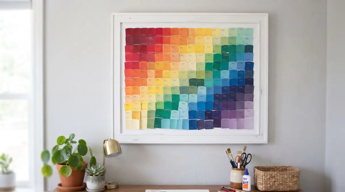 Paint Swatch Wall Art Panel