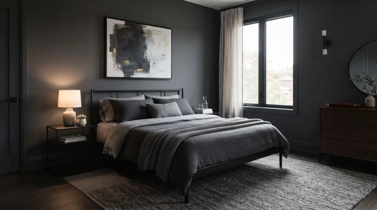 Paint Walls Deep Charcoal or Black