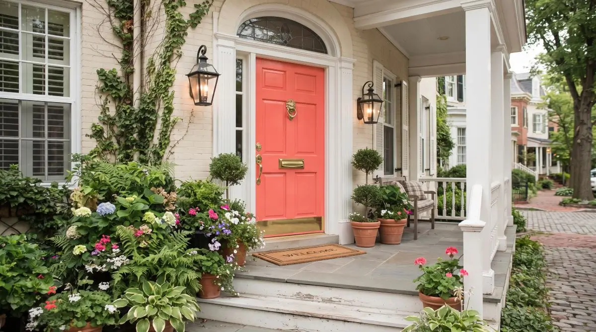 Painted Front Door Focus Point