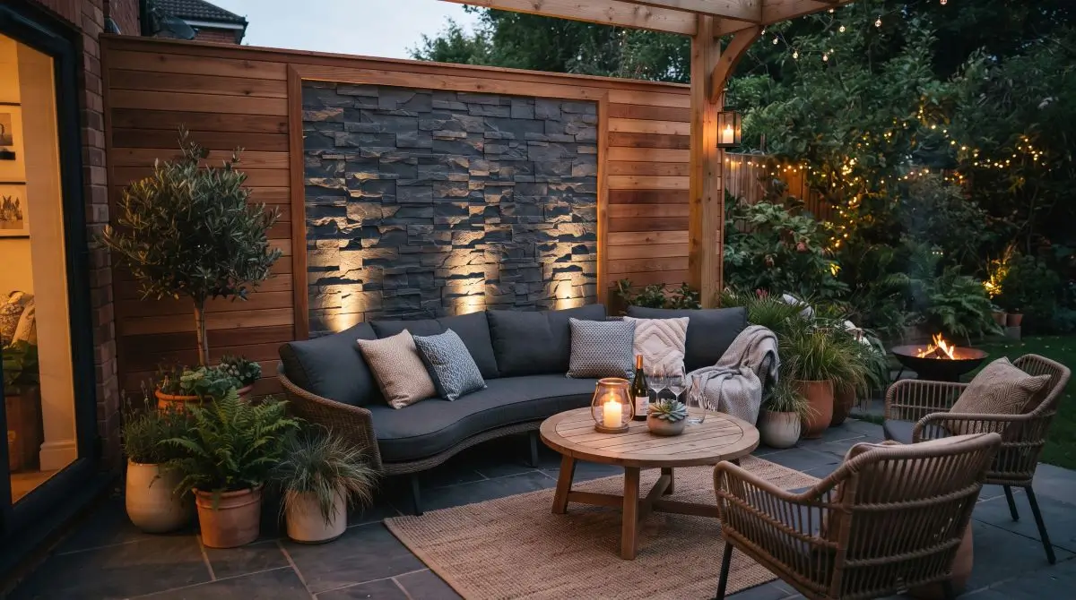 Patio Feature Wall