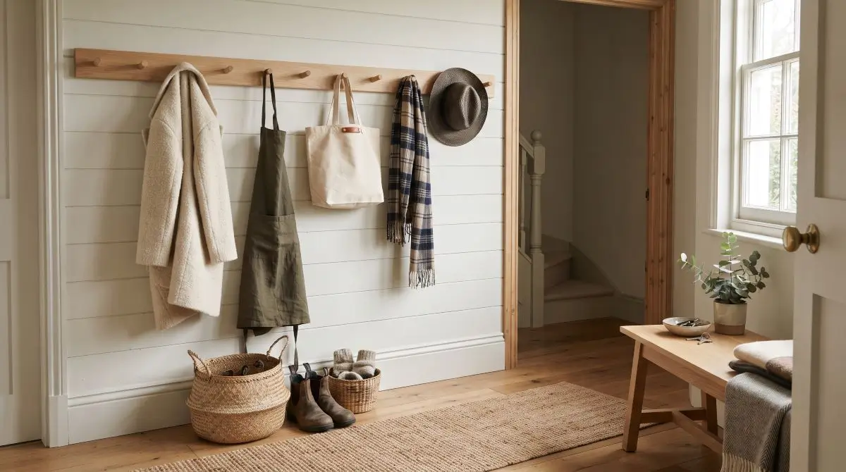 Peg Rail Entryway