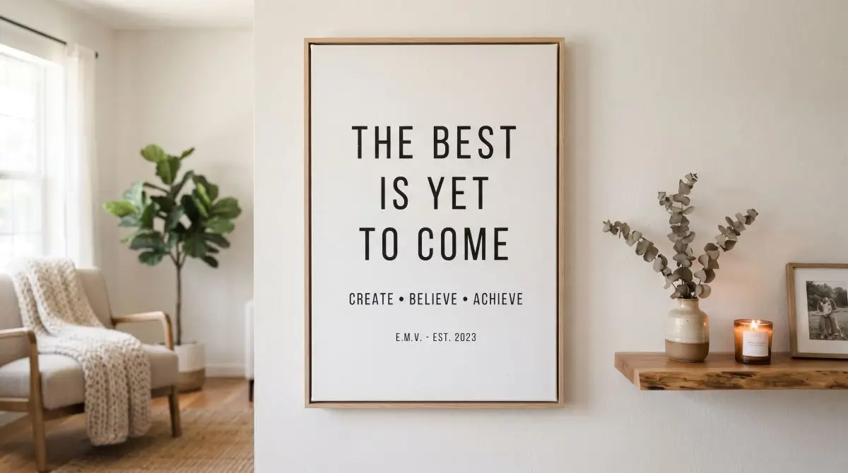 Personalized Quote Canvas