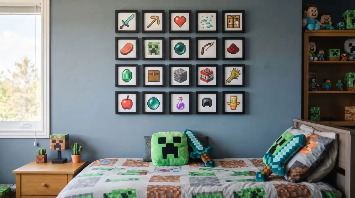 Pixel Art Gallery Wall