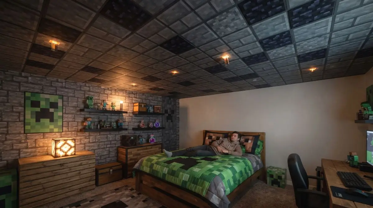 Pixel Ceiling Accents