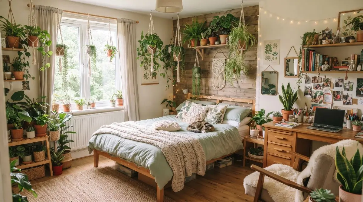 Plant-Filled Green Oasis