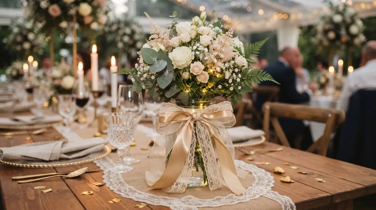 Ribbon-Tied Event Jar