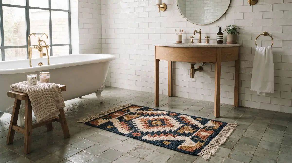 Rug-Style Bath Mat
