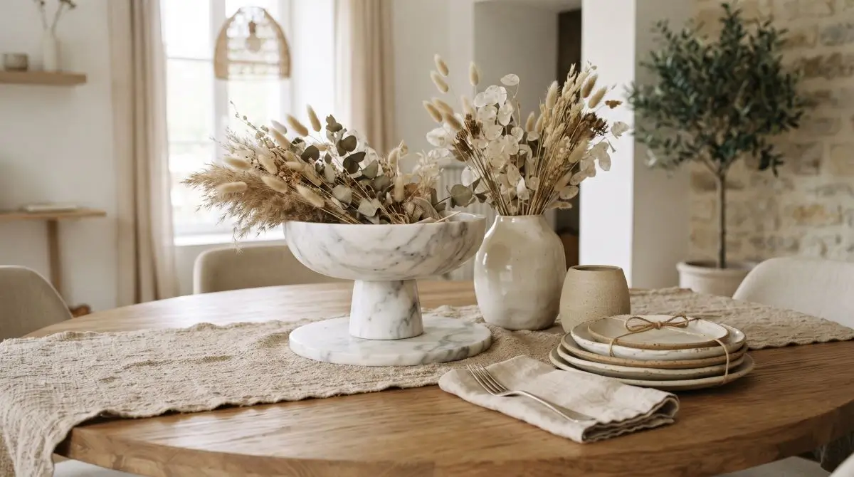 Rustic Rattan and Woven Accents