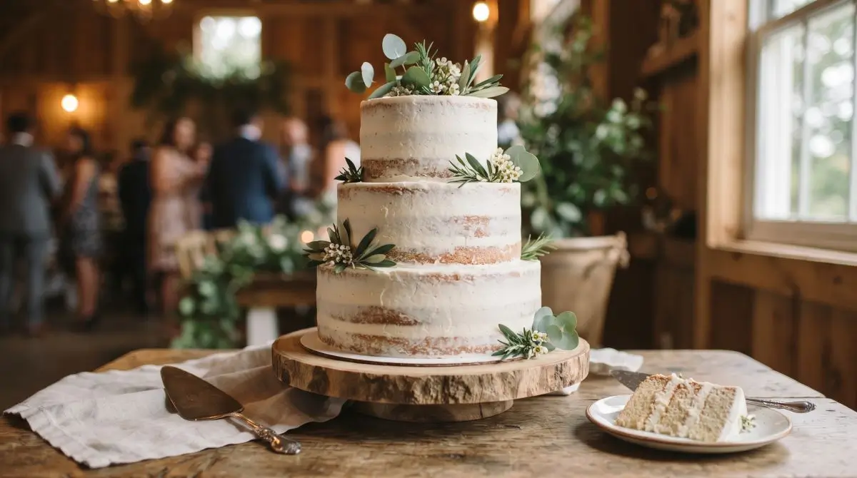 Rustic Semi-Naked Cake
