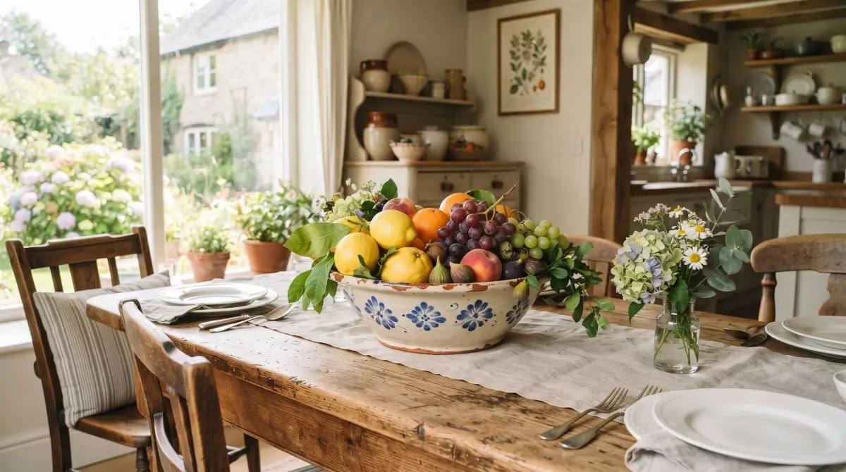 Seasonal Fruit Bowl Centerpiece