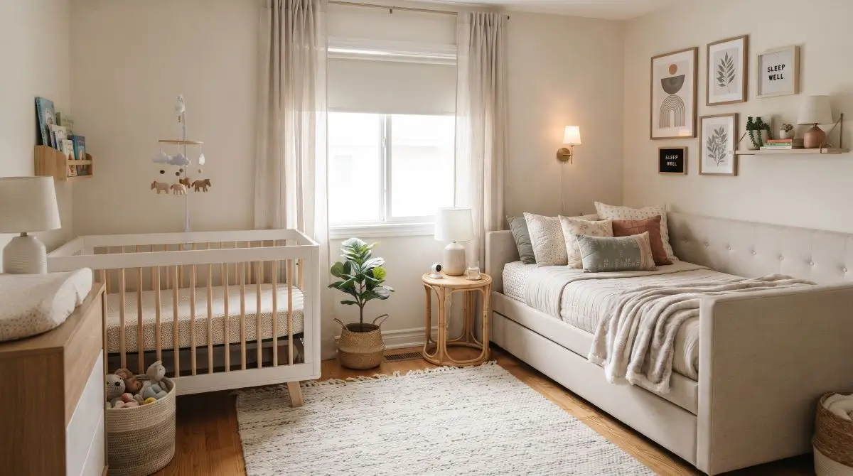 Shared Nursery Guest Room Combo