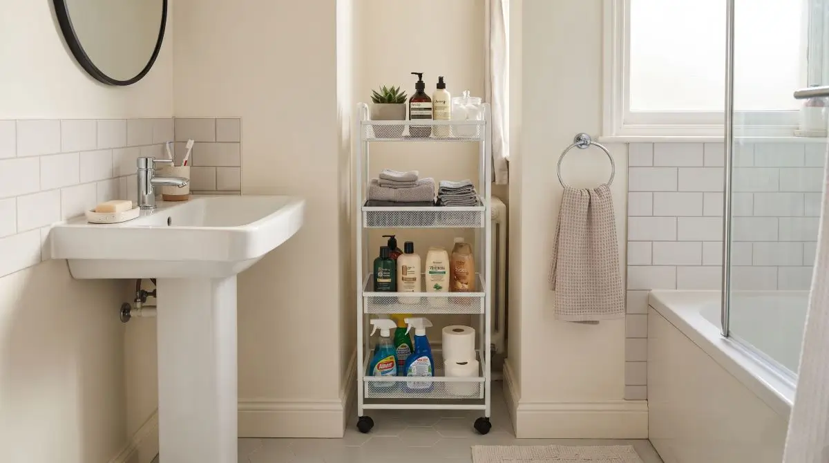 Slim Rolling Cart for Flexibility