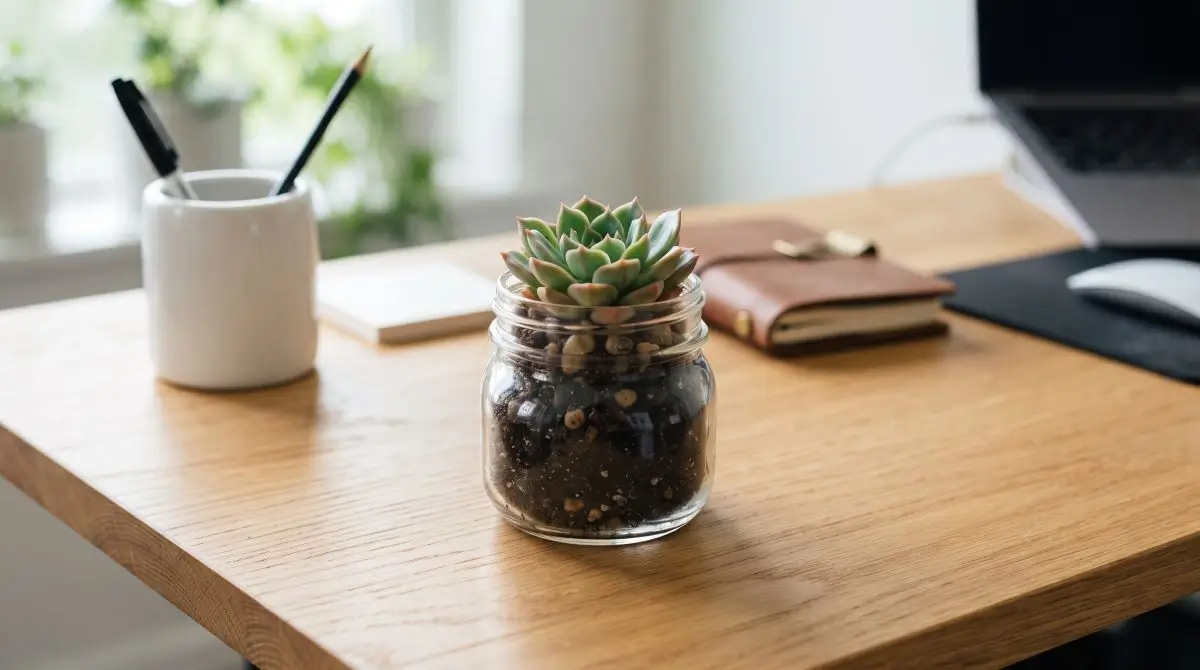 Small Jar for Compact Accents