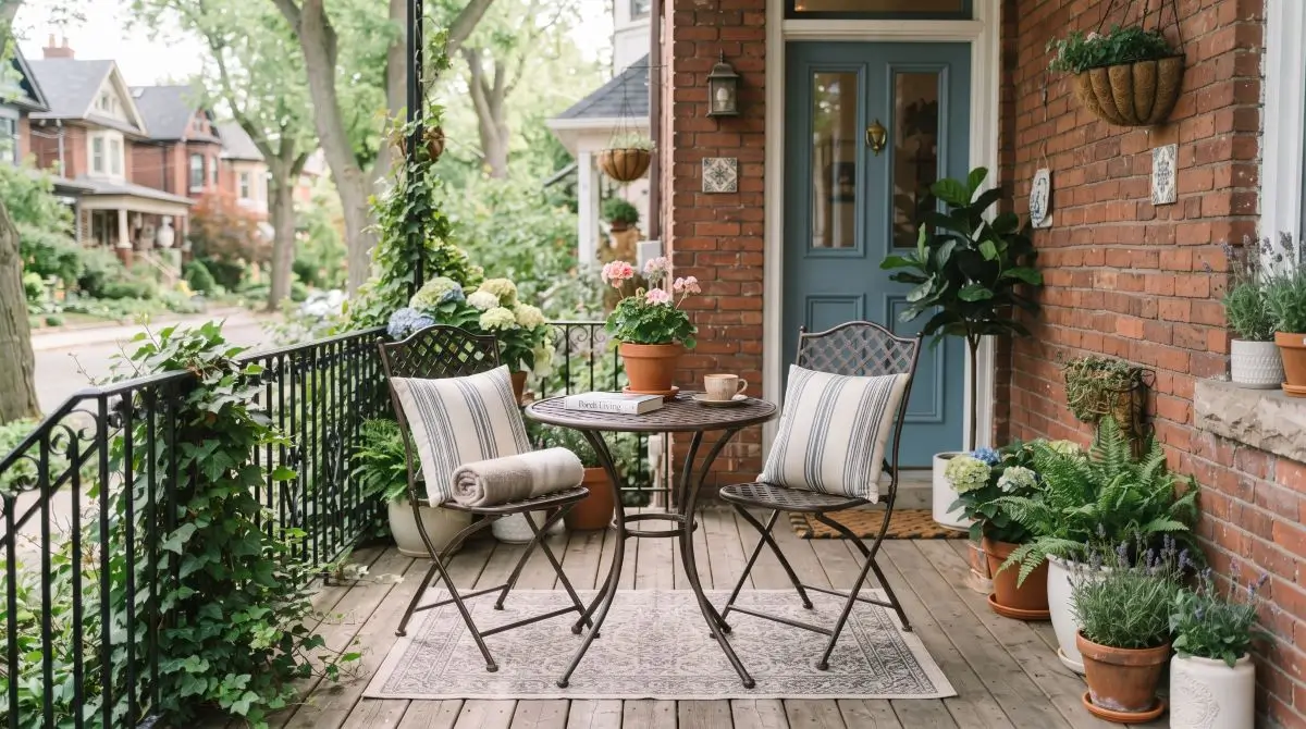 Small Seating for Compact Porches