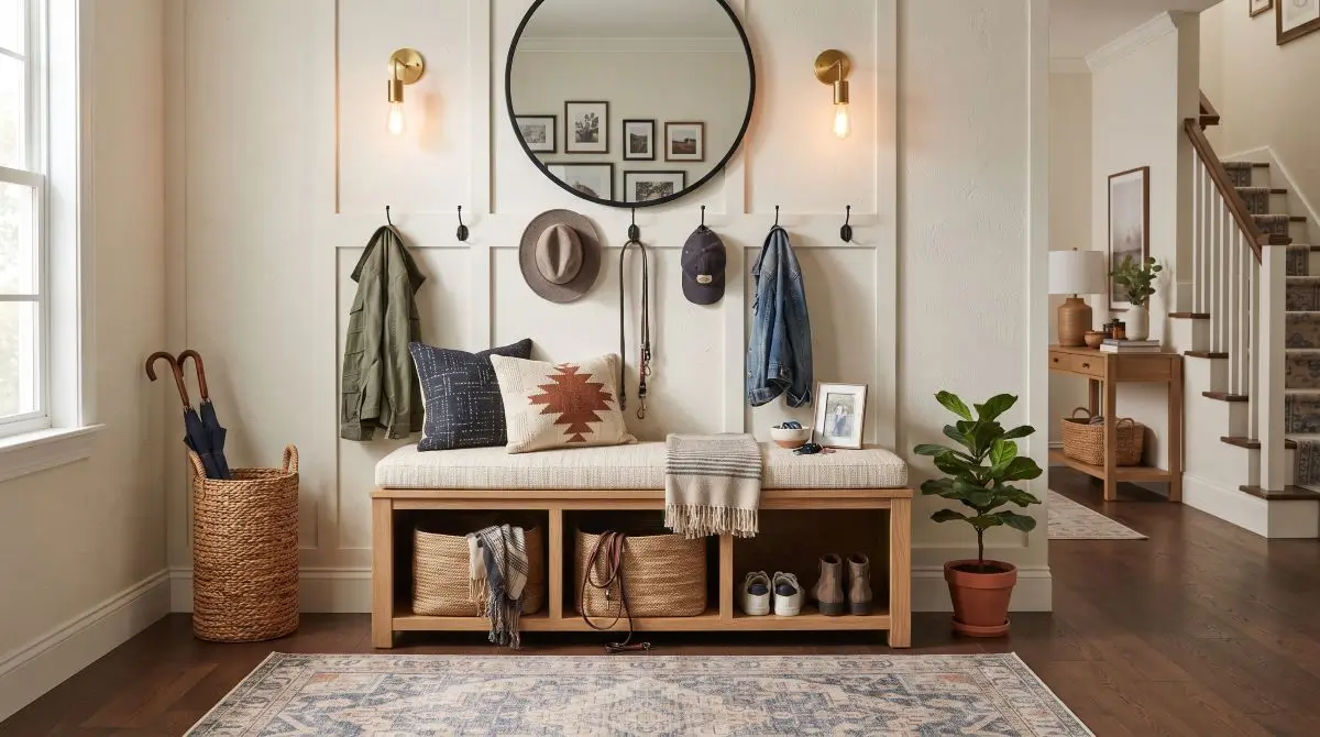 Statement Bench with Storage