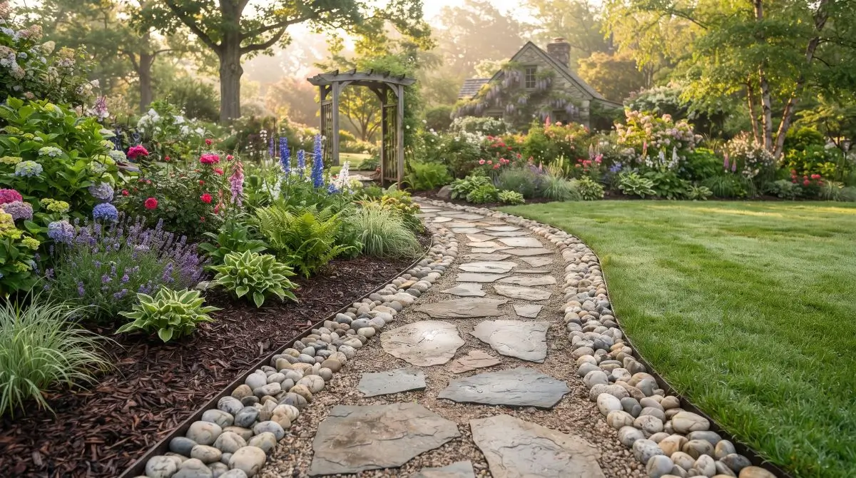 Stone Pathway Edging