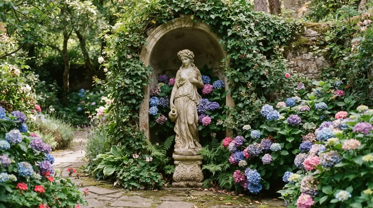 Stone Statue Accent