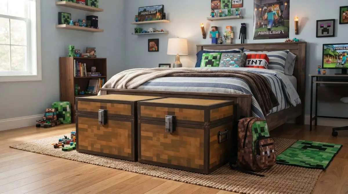 Storage Boxes That Mirror Minecraft Chests