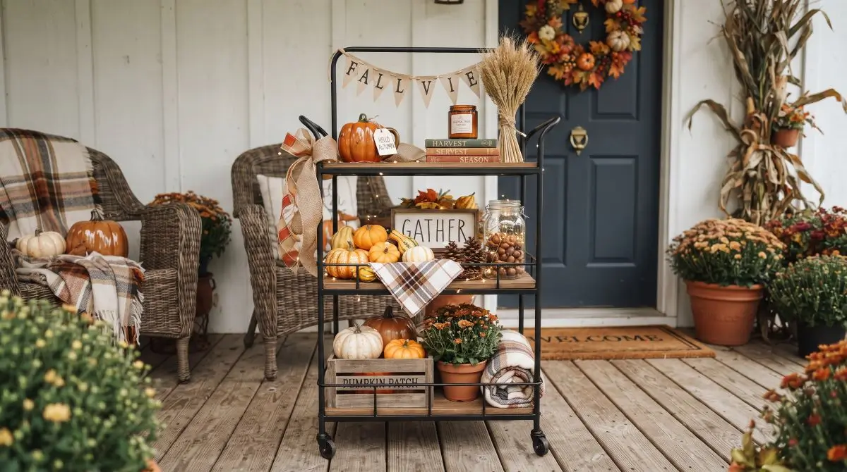 Tiered Cart Seasonal Vignettes