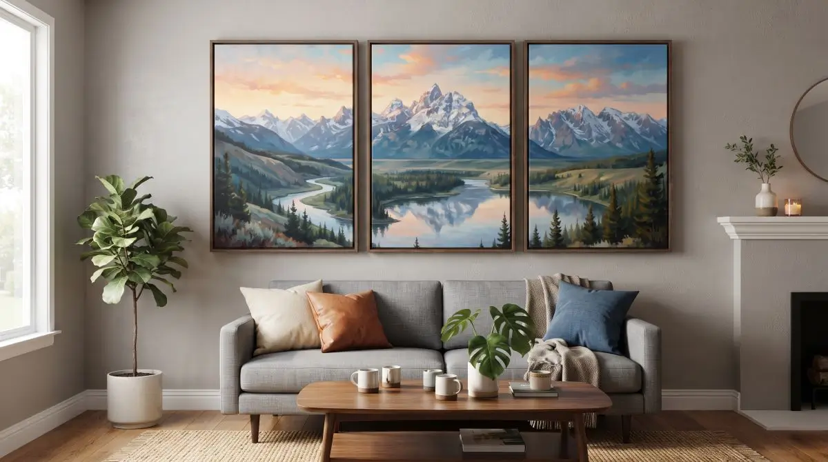 Triptych or Multi-Panel Art Sets