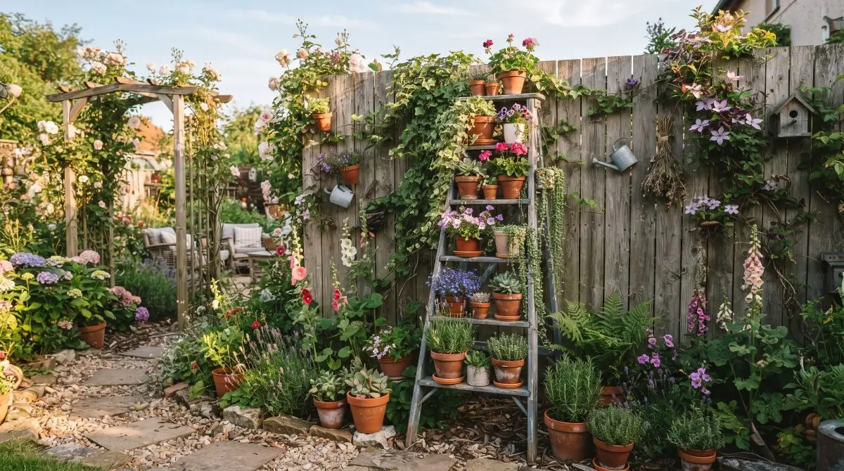 Upcycled Ladder Features