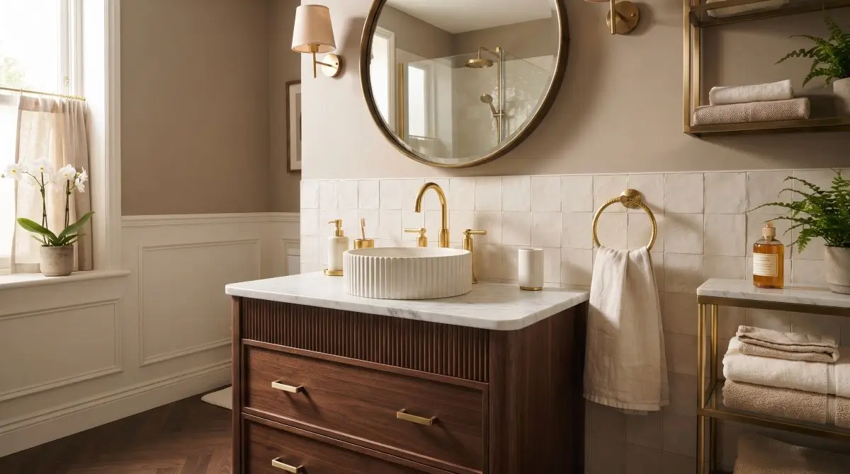 Warm Metal Accent Cohesion