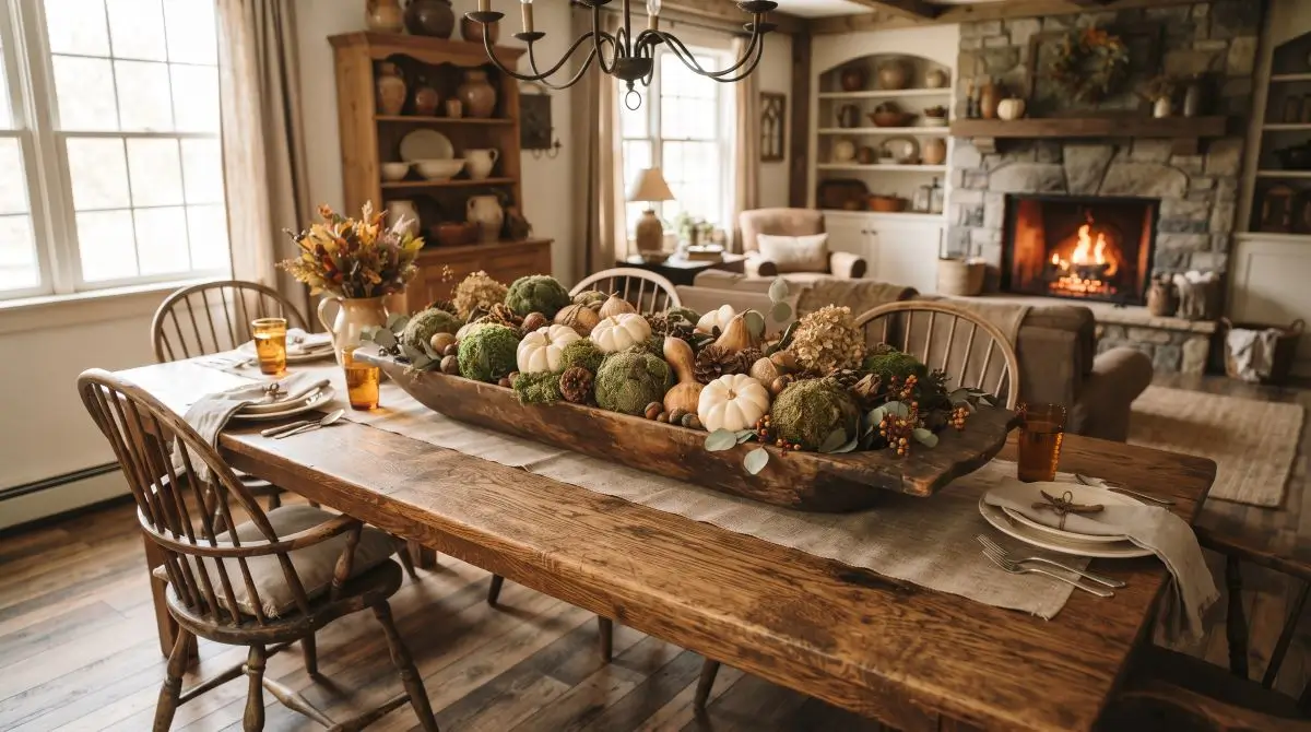 Warm Neutral Tablescape