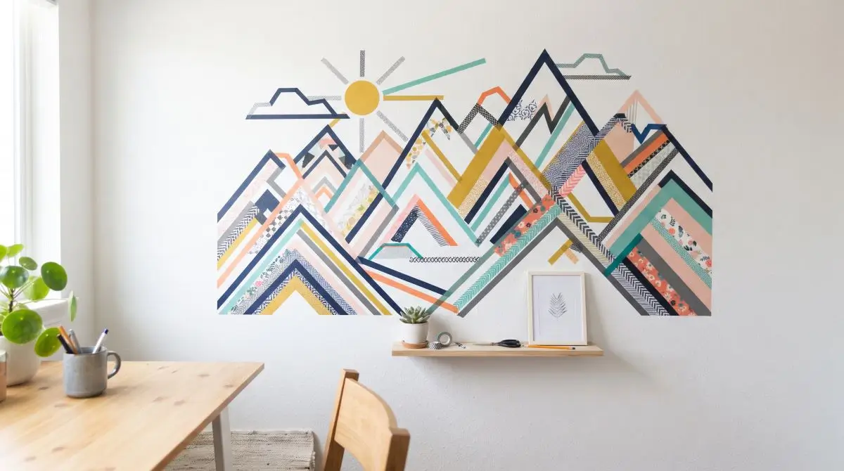 Washi Tape Wall Art