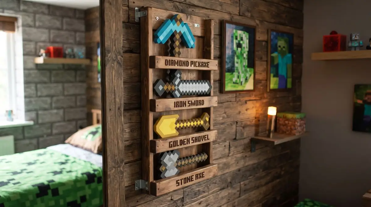 Weapons Rack for Foam Tools