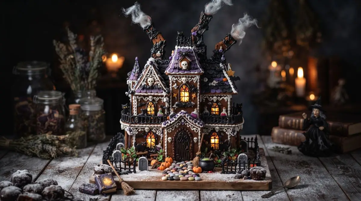 Whimsical Witch-Themed Mansion