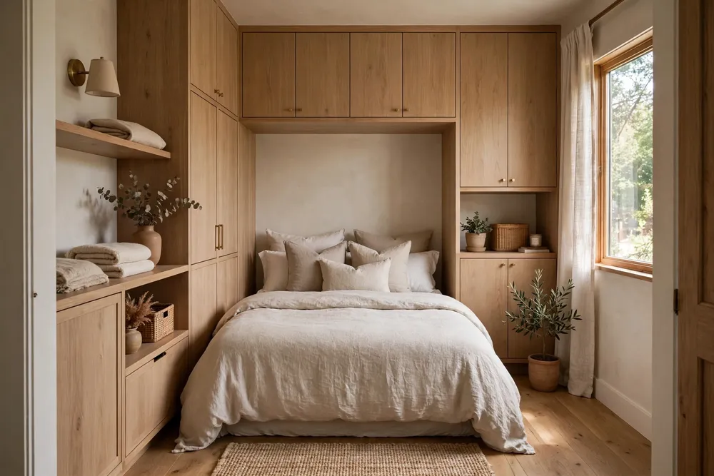 Smart design ideas for a small primary bedroom